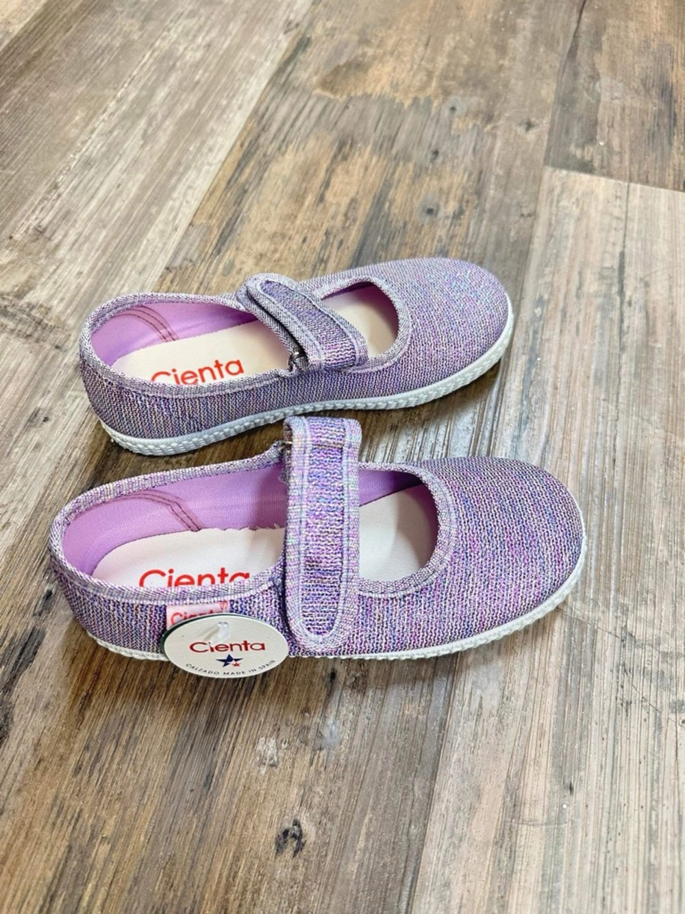 Cienta Girls Mary Jane Shoes in Lavender/Pastel